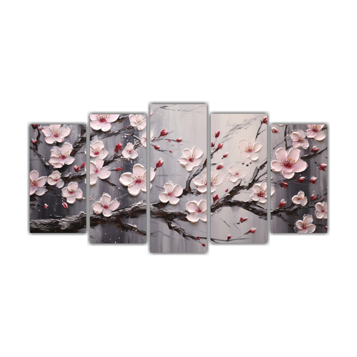 CUADROS DECORATIVOS DE SIMPLICIDAD CON FLORES DE 100X50 CM - 1