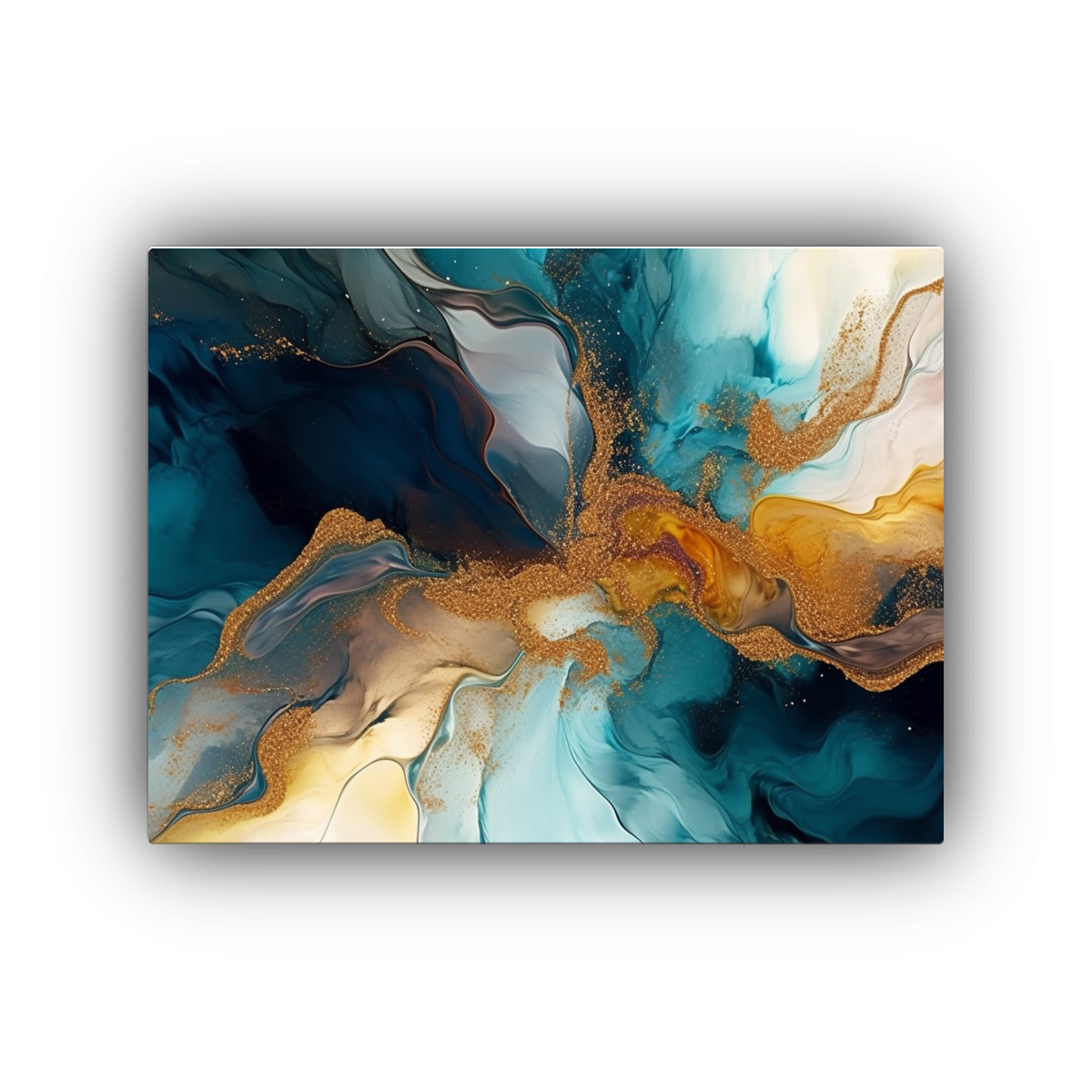 PINTURAS ABSTRACTAS MODERNAS PARA DECORACIÓN DE 30X20 CM - 1