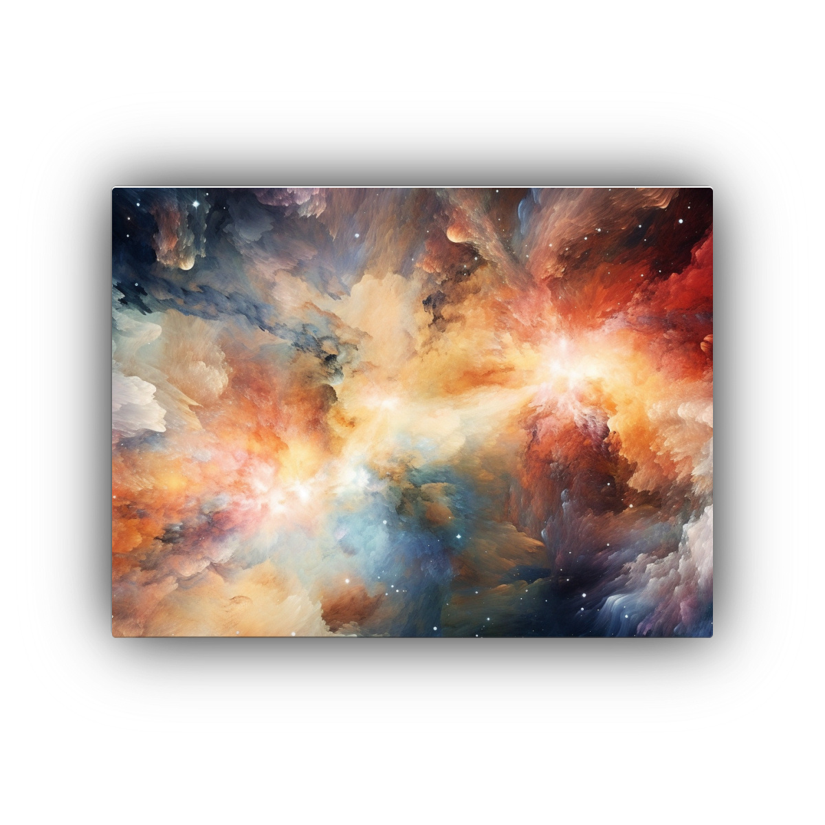 ABSTRACTO INSPIRADO EN EL COSMOS PARA DECORACIÓN 40X30 CM - 1