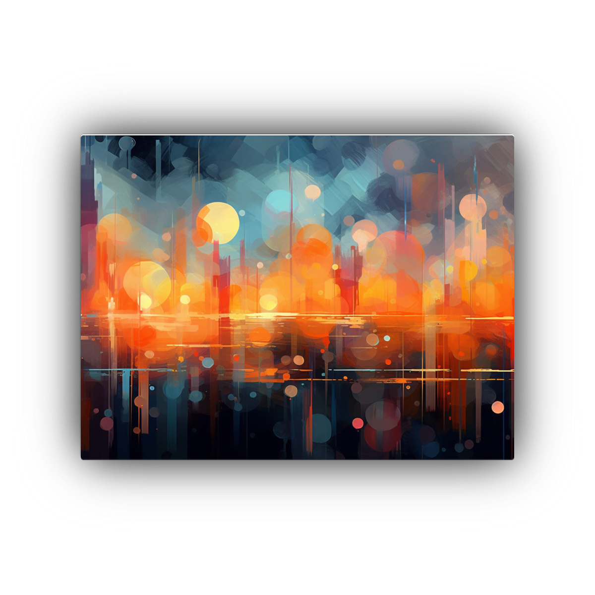 PINTURA ARGENTINA CON GRUESAS PINCELADAS Y 50X40 CM - 1