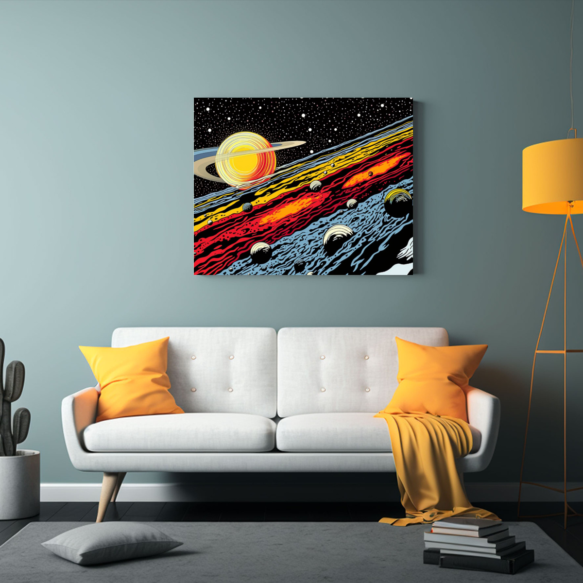CUADROS DE ARTE DISEÑO REFLEJO ESTILO 60X40 CM - 2