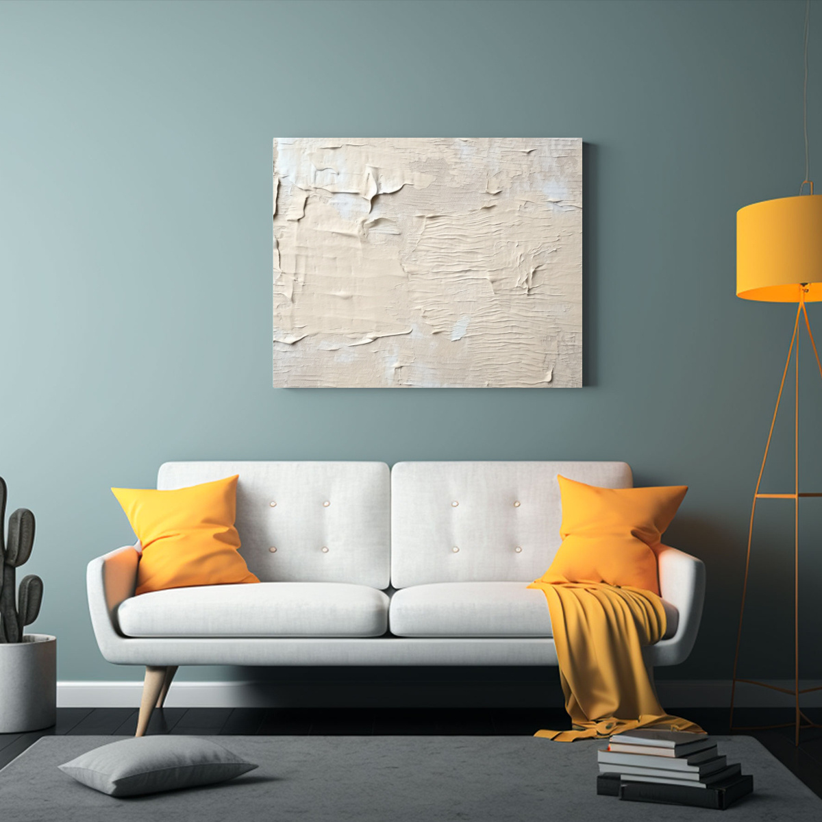 PINTURAS DECORATIVAS EN LIENZO HIPERREALISTA CON 45X30 CM - 2