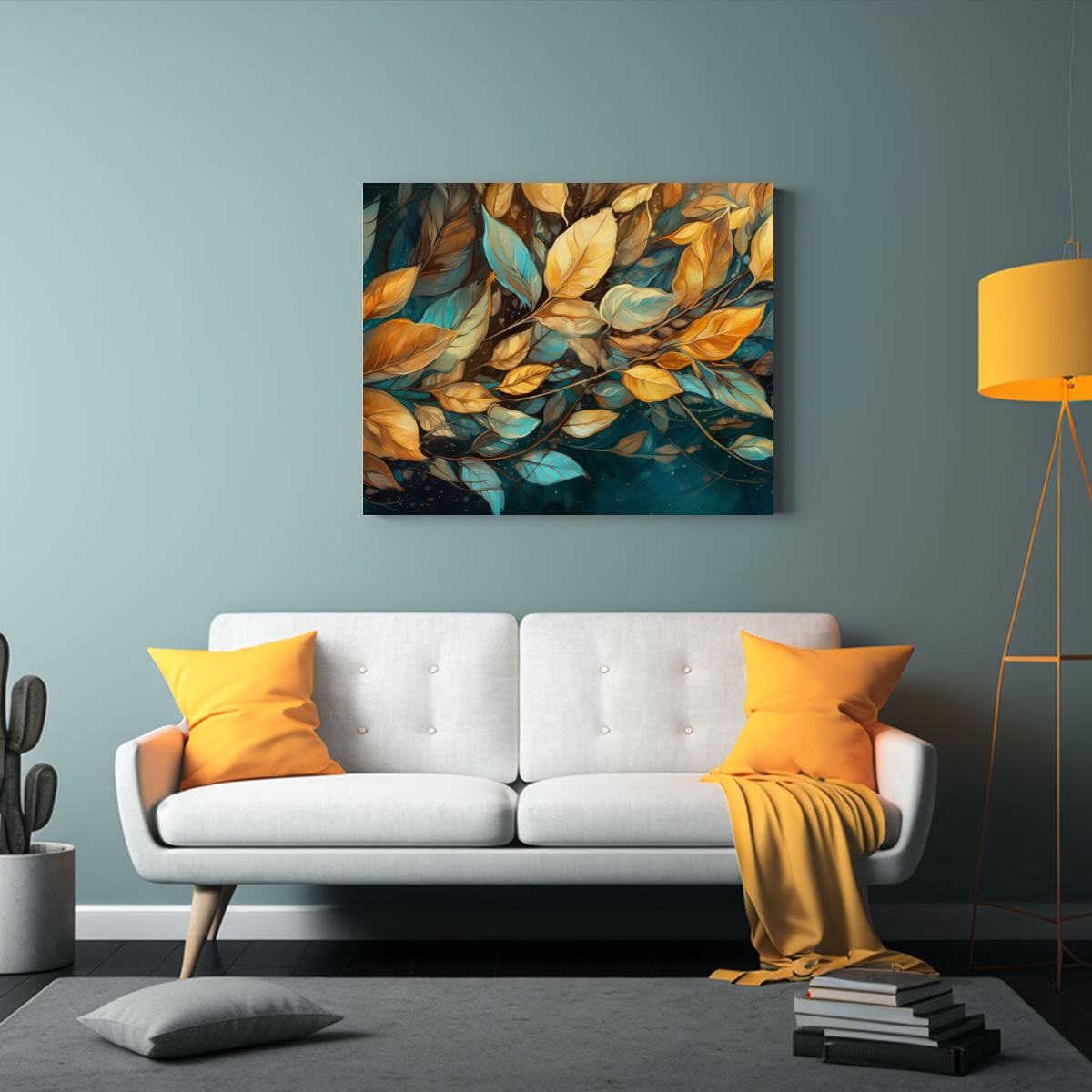 PINTURA DECORATIVA DE ARTE INSPIRADOR EN 65X50 CM - 2