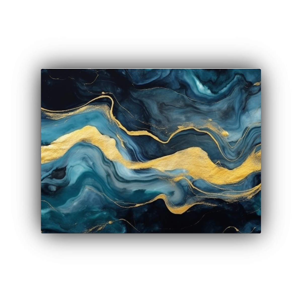 PINTURAS DECORATIVAS ARTESANALES EN FONDO 75X50 CM - 1