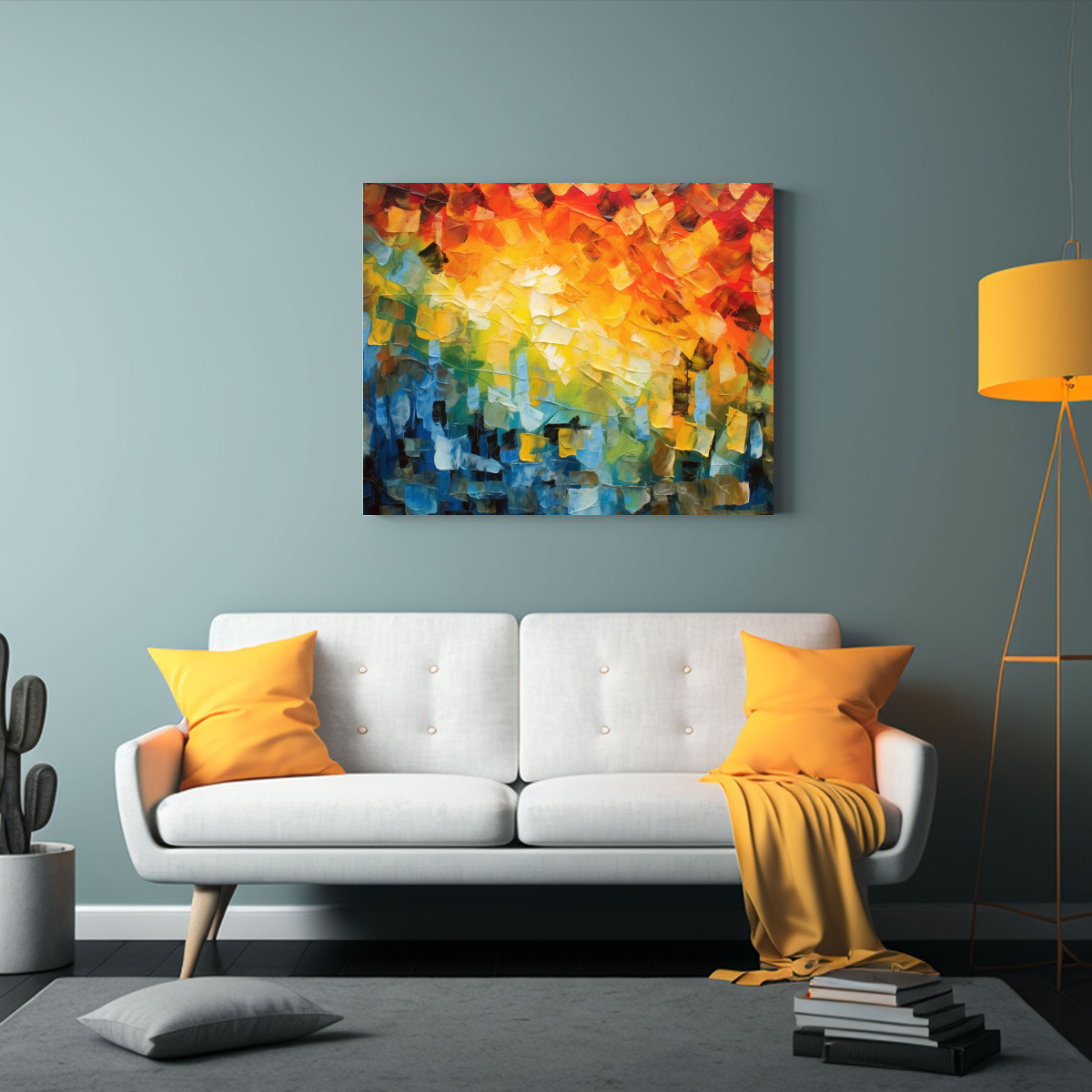 IMPASTO EMOCIONAL: PAISAJES DECORATIVOS EN 45X30 CM - 2
