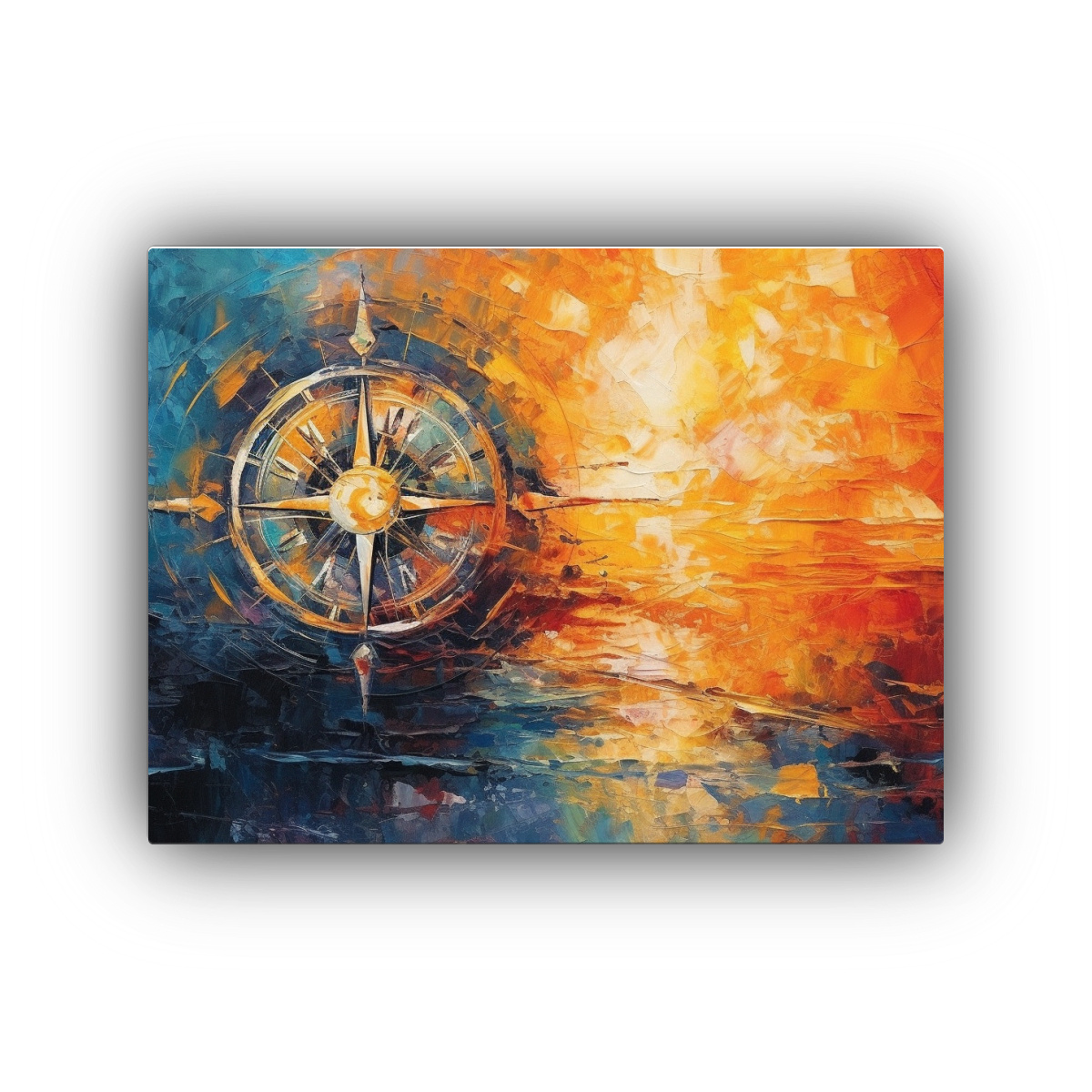 CUADRO CONCEPTUAL: EQUIPO DE DATOS, RÍO Y MAR, 60X40 CM - 1