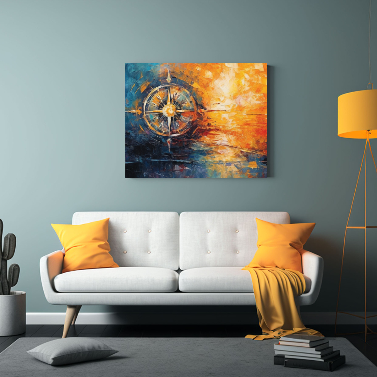 CUADRO CONCEPTUAL: EQUIPO DE DATOS, RÍO Y MAR, 60X40 CM - 2
