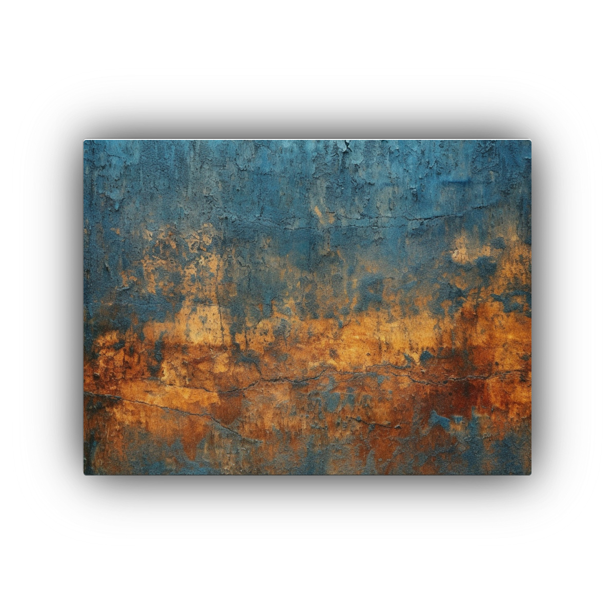 PINTURA DE PARED EN AZUL MEDIANOCHE CON ESTILO 90X60 CM - 1