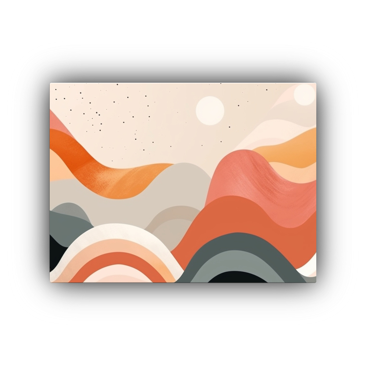 CUADRO VINTAGE MINIMALISTA CON PODER EN FONDO 120X80 CM - 1