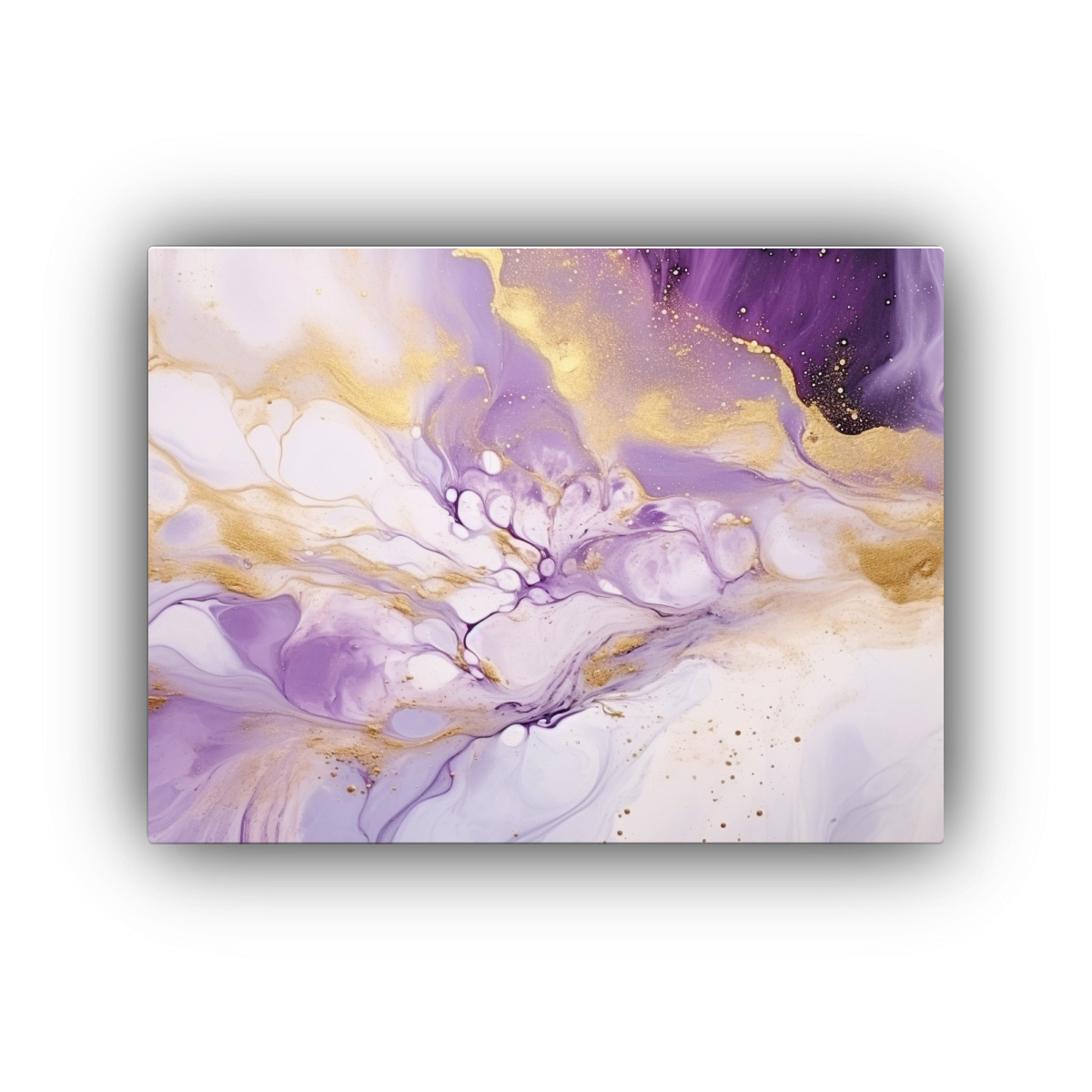 PINTURA ABSTRACTA DE LUJO EN ALCOHOL PARA 75X50 CM - 1