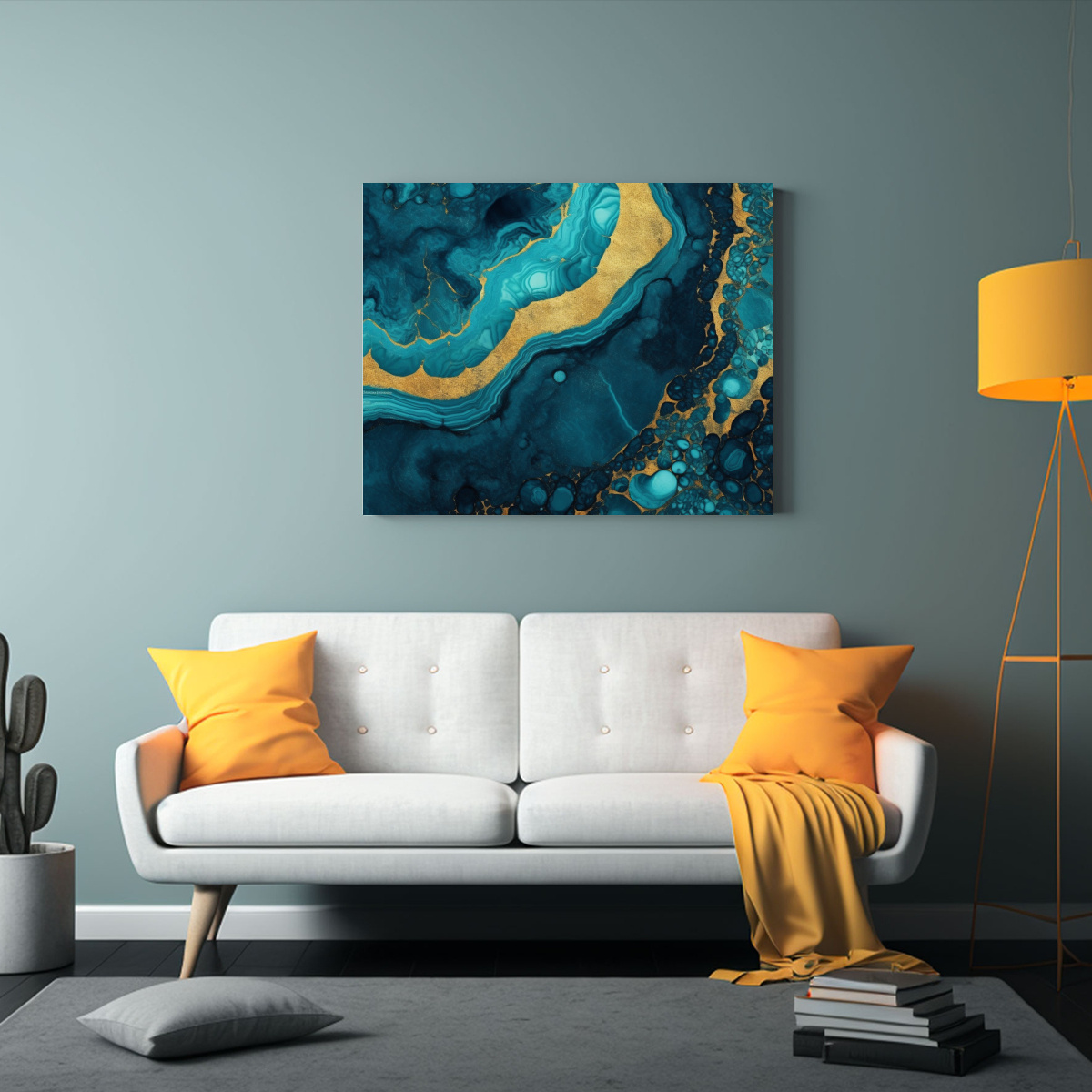 PINTURAS FLORALES DE LÍNEAS FINAS PARA DECORAR 120X80 CM - 2