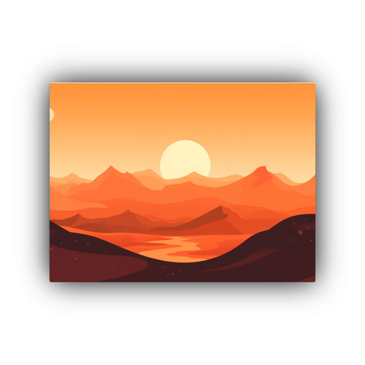 CREAR UNA COMPOSICIÓN MINIMALISTA DE UN CUADRO 65X50 CM - 1