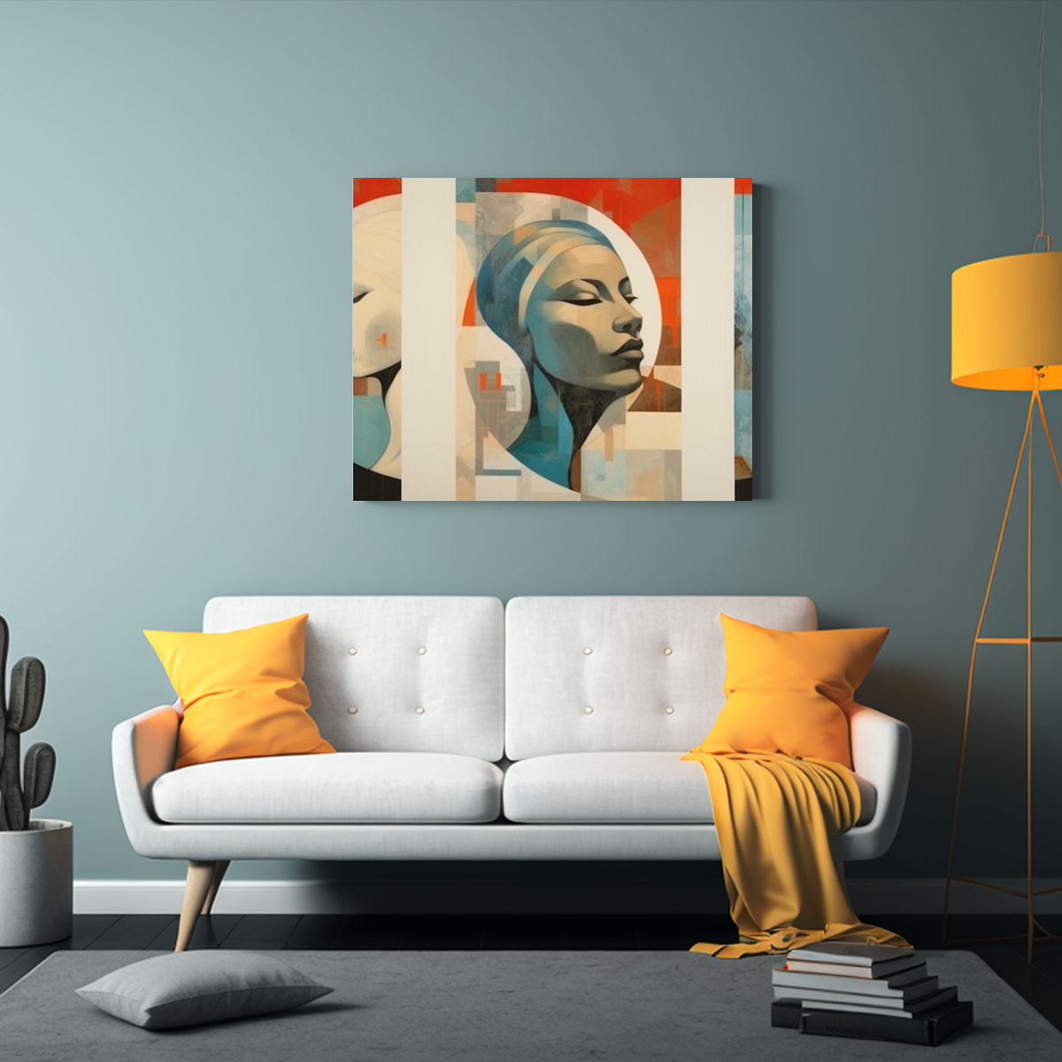 PINTURAS DECORATIVAS MINIMALISTAS ESTILO VARGAS 120X80 CM - 2