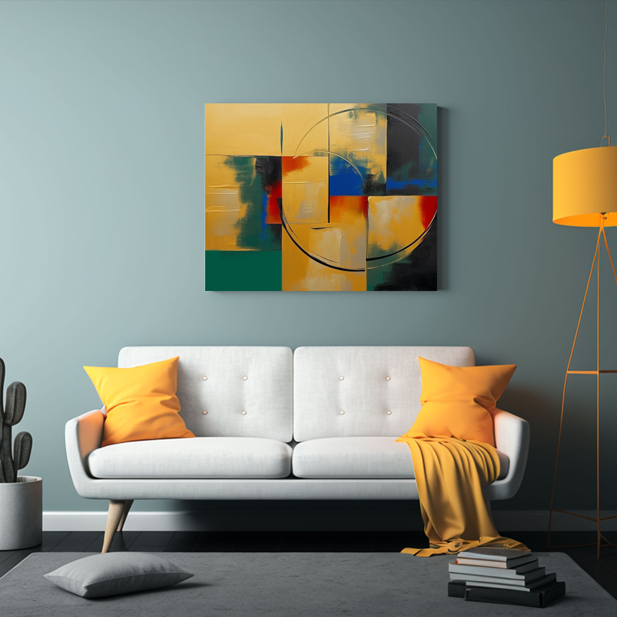 CUADROS DECORATIVOS DE ACUARELA CON PROTAGONISMO 75X50 CM - 2