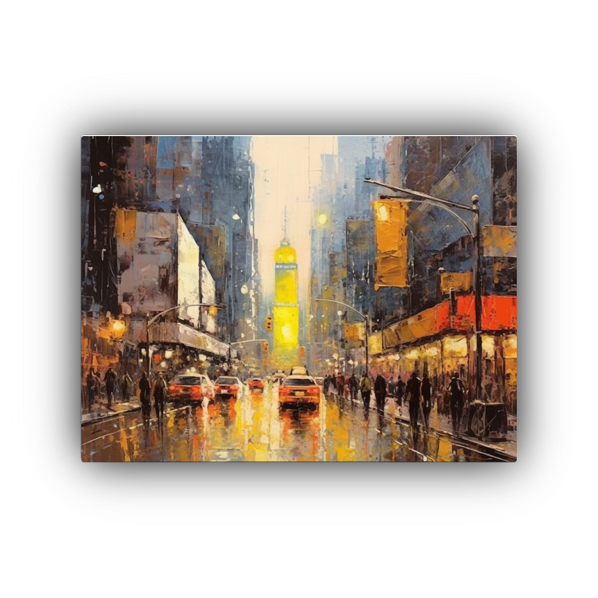 PINTURA ORIGINAL EN TÉCNICA DE ESPÁTULA PARA 50X40 CM - 1