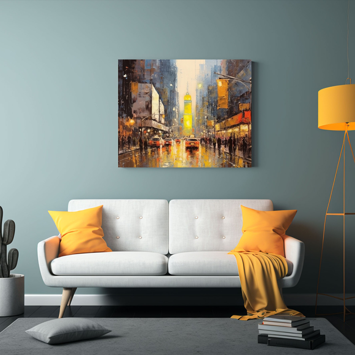 PINTURA ORIGINAL EN TÉCNICA DE ESPÁTULA PARA 50X40 CM - 2