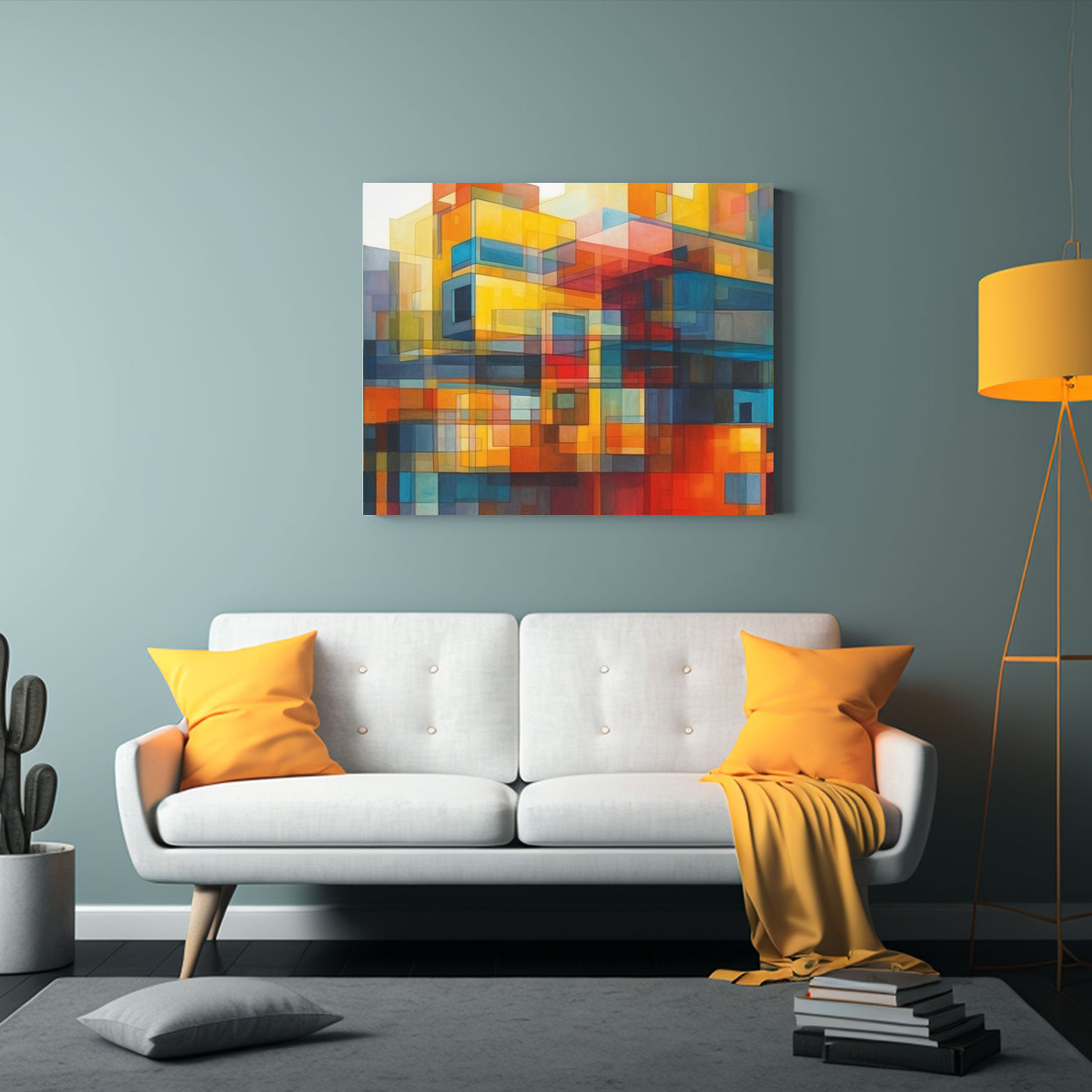 ARTE ABSTRACTO EN ARQUITECTURA: INTEGRANDO COLOR 30X20 CM - 2