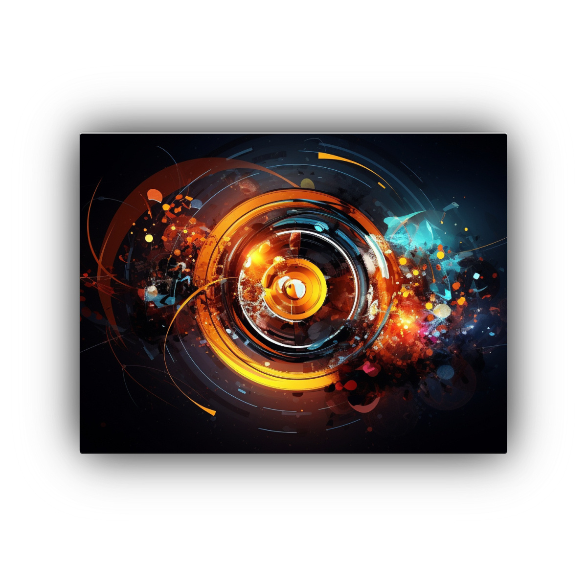 FONDO DE TECNOLOGÍA CON DISEÑO GRÁFICO DE ALTA 120X80 CM - 1