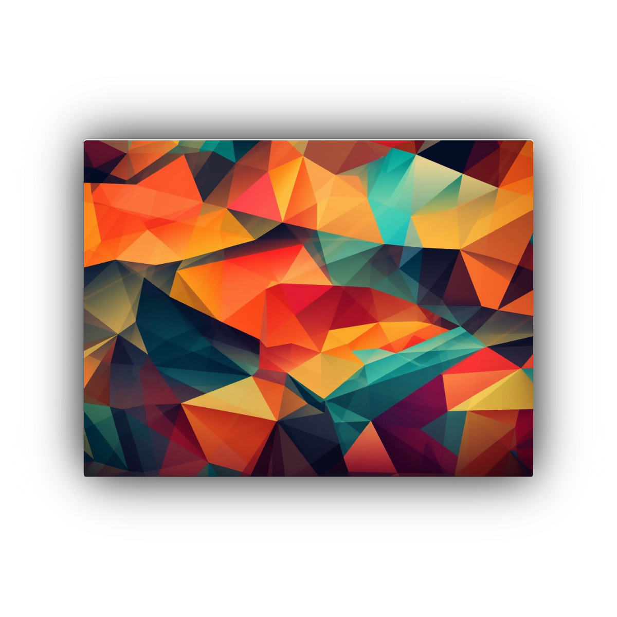 CUADROS DECORATIVOS GEOMÉTRICOS CON COLORES 50X40 CM - 1
