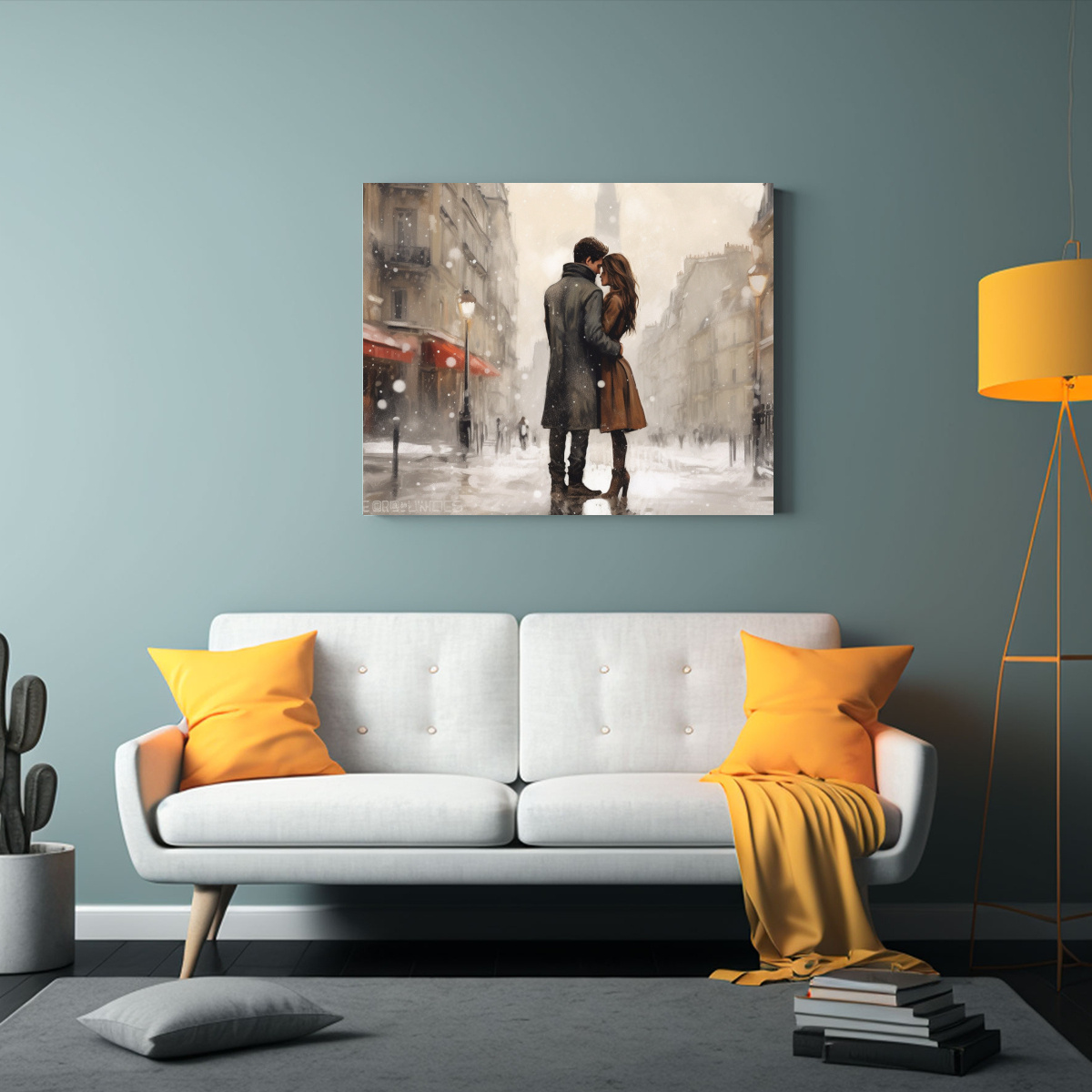 CUADRO EN BASTIDOR: INSPIRACIÓN BONITA EN EL 30X20 CM - 2