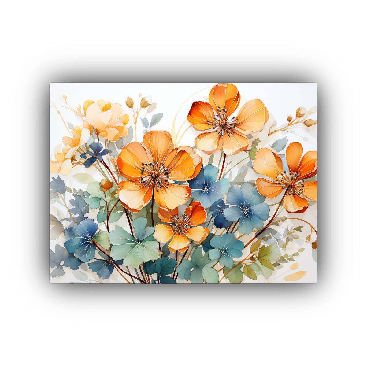 VENTA DE COMPOSICIÓN MINIMALISTA DE FLORES 60X40 CM - 1