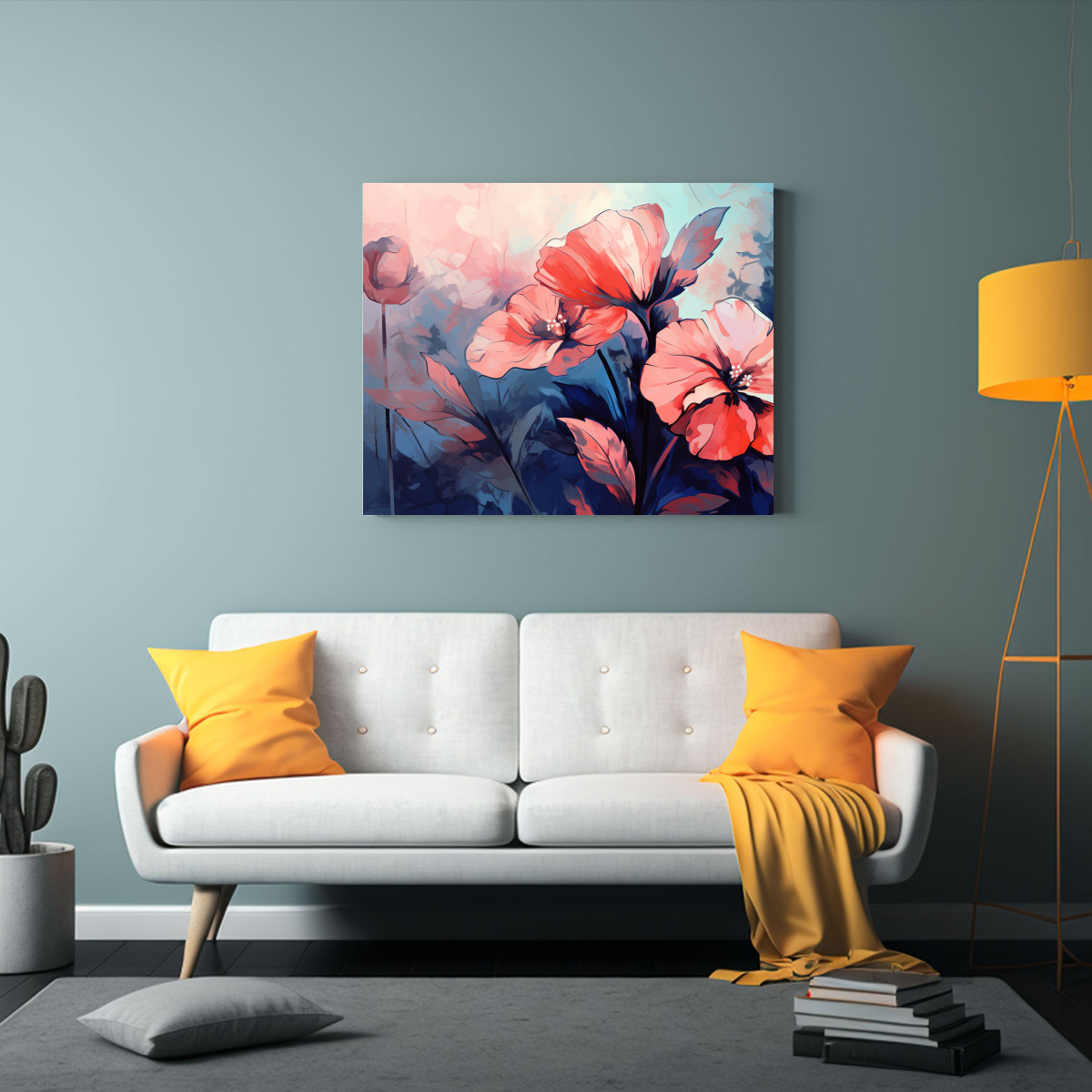 PINTURAS DE DECORACIÓN MODERNAS ESTILO NEONOIR 50X40 CM - 2