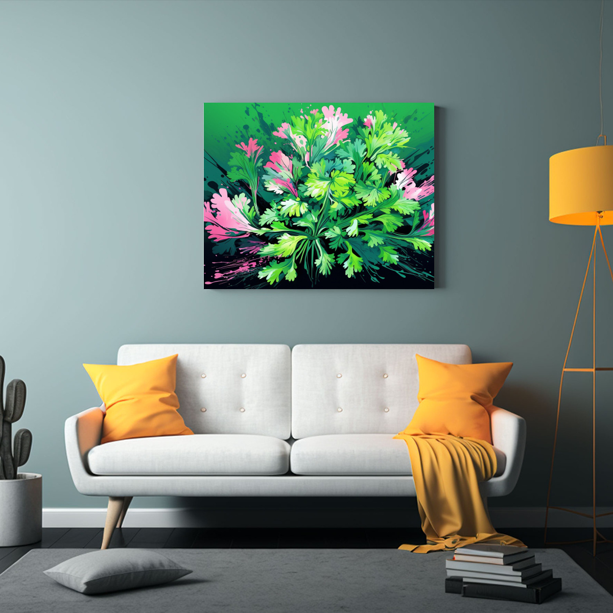 PINTURAS DE DECORACIÓN DE ARTE IMPRESO EN ALTA 75X50 CM - 2