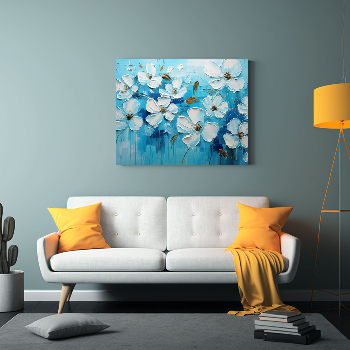CUADRO CONCEPTUAL DE IMPACTO VISUAL: PINTURA EN 50X40 CM - 2