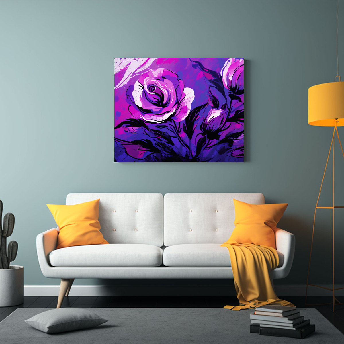 PINTURAS DE DECORACIÓN EN ESTILO MEDIO, 40X30 CM - 2