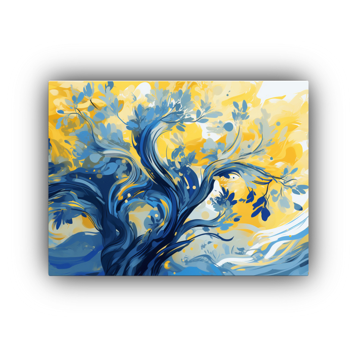 PINTURAS DECORATIVAS CON ÁRBOL DE OLIVO EN 60X40 CM - 1