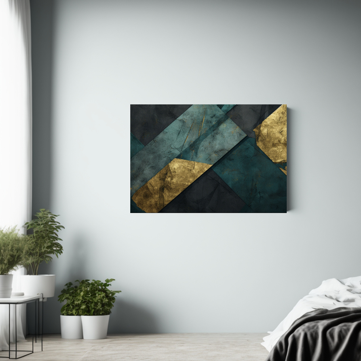 CUADRO SURREALISTA HORIZONTAL NOSTÁLGICO EN 40X30 CM - 2