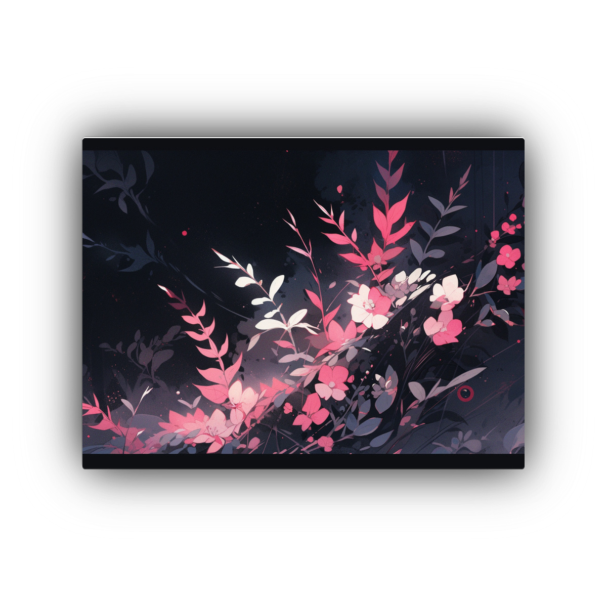 PINTURA DE PARED HORIZONTAL ESTILO NEONOIR EN 75X50 CM - 1