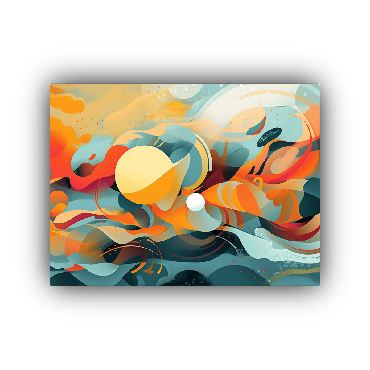 CUADRO EN BASTIDOR MOVIMIENTO AMBIENTE GOIN TO 60X40 CM - 1