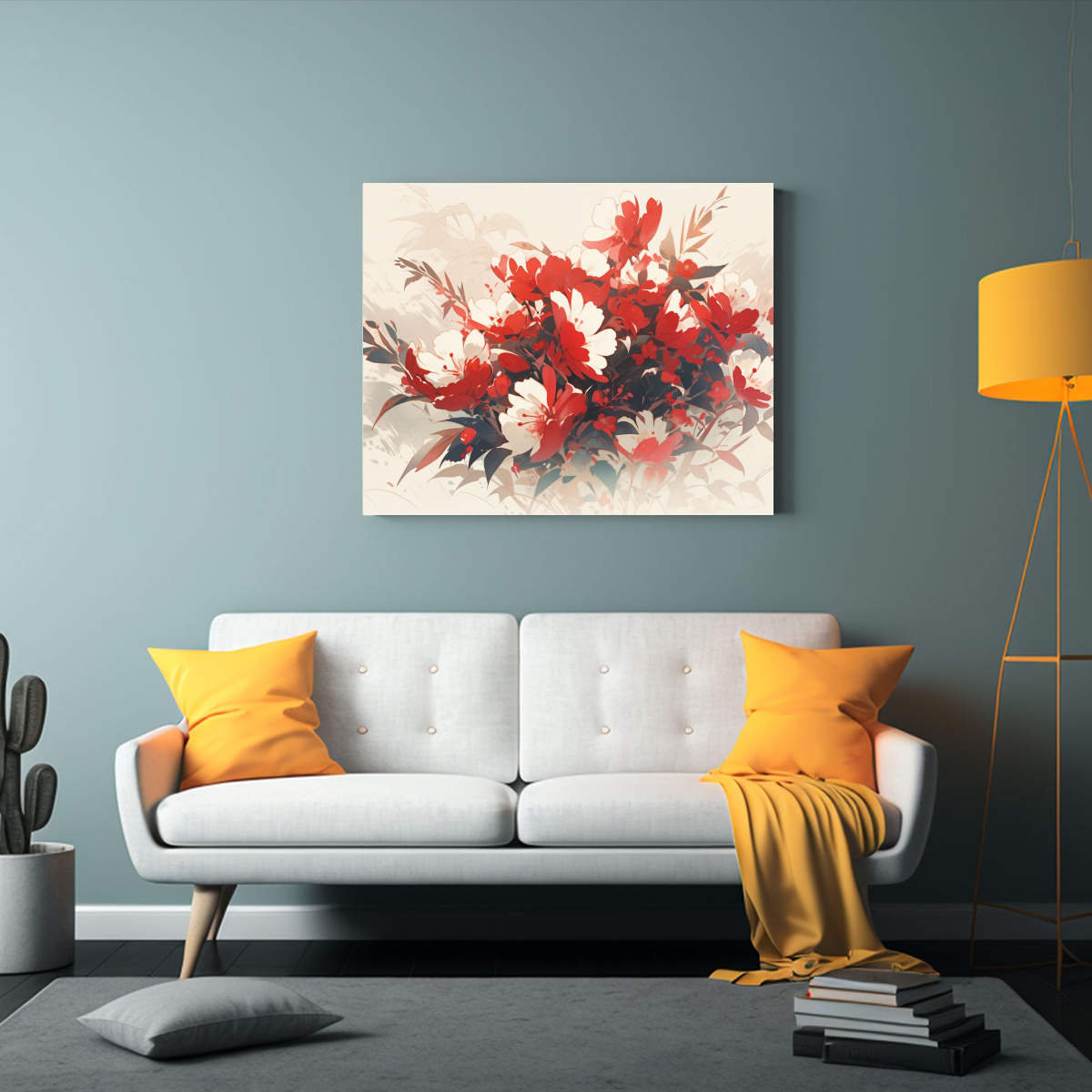 PINTURAS DECORATIVAS VINTAGE EN ESTILO NEONOIR 75X50 CM - 2