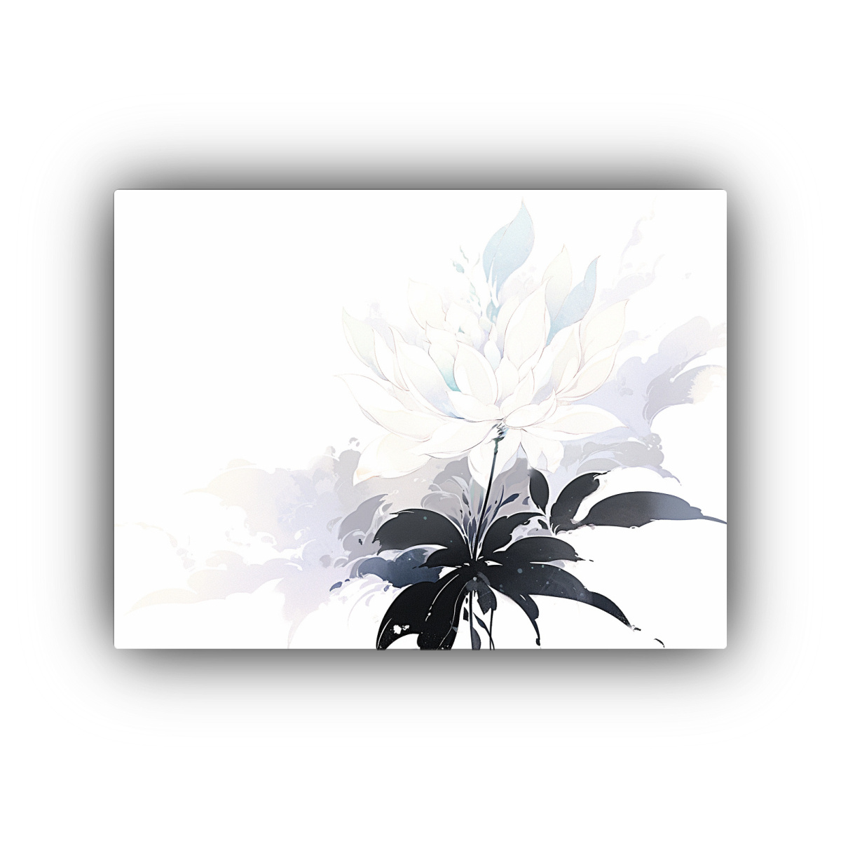 CUADRO ACUARELA: NATURALEZA VIVA EN TONOS 50X40 CM - 1