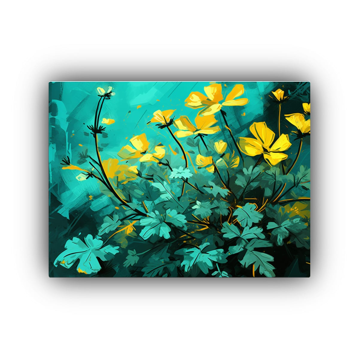 CUADROS DECORATIVOS TONOS ALEGRES PARA COCINA EN 120X80 CM - 1