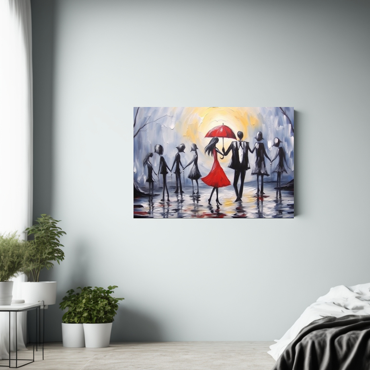 CUADRO DE ÓLEO INSPIRADO EN PESADILLA ANTES DE 90X60 CM - 2
