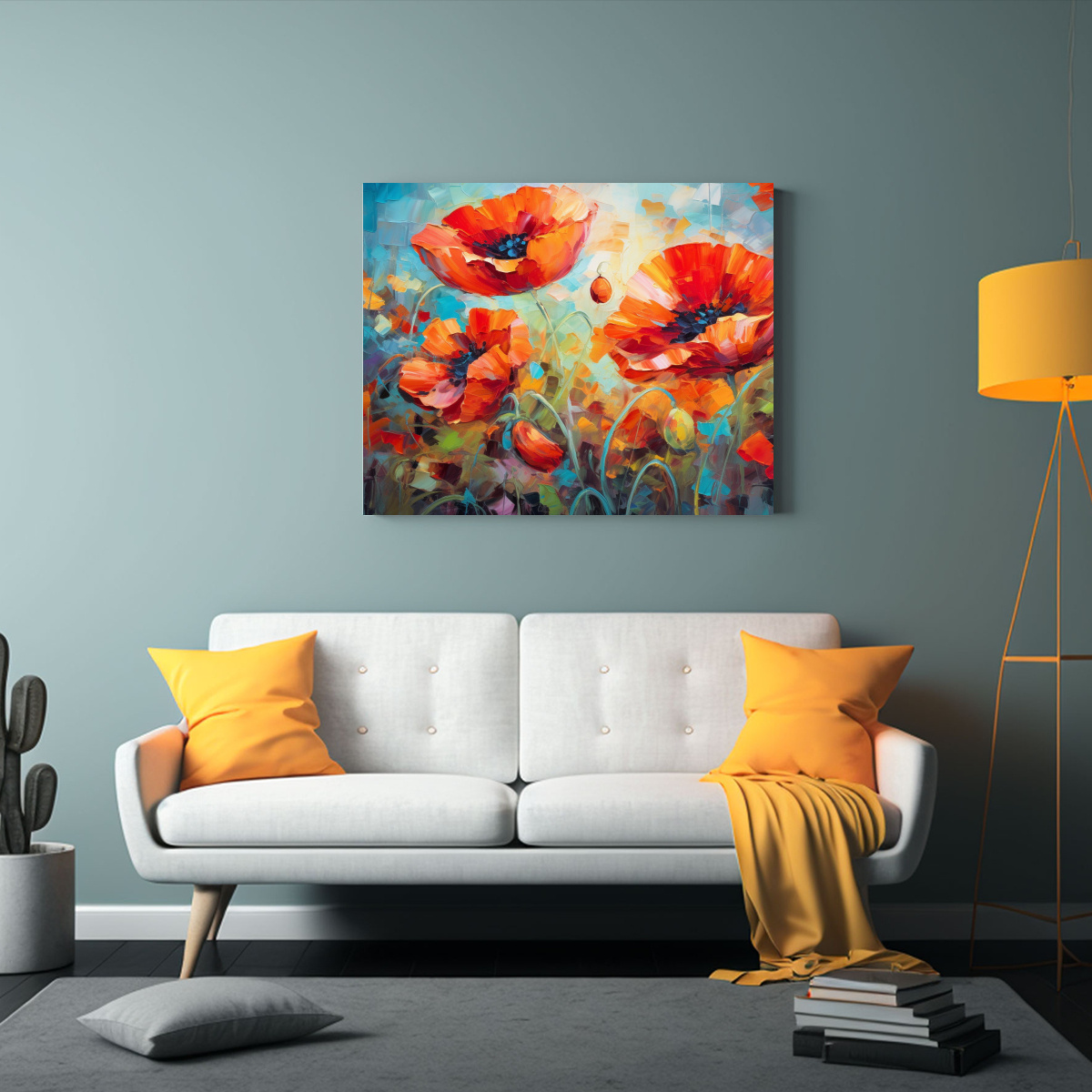 CUADRO DE FOTOGRAFÍA DE COMPOSICIÓN STREET ART 60X40 CM - 2
