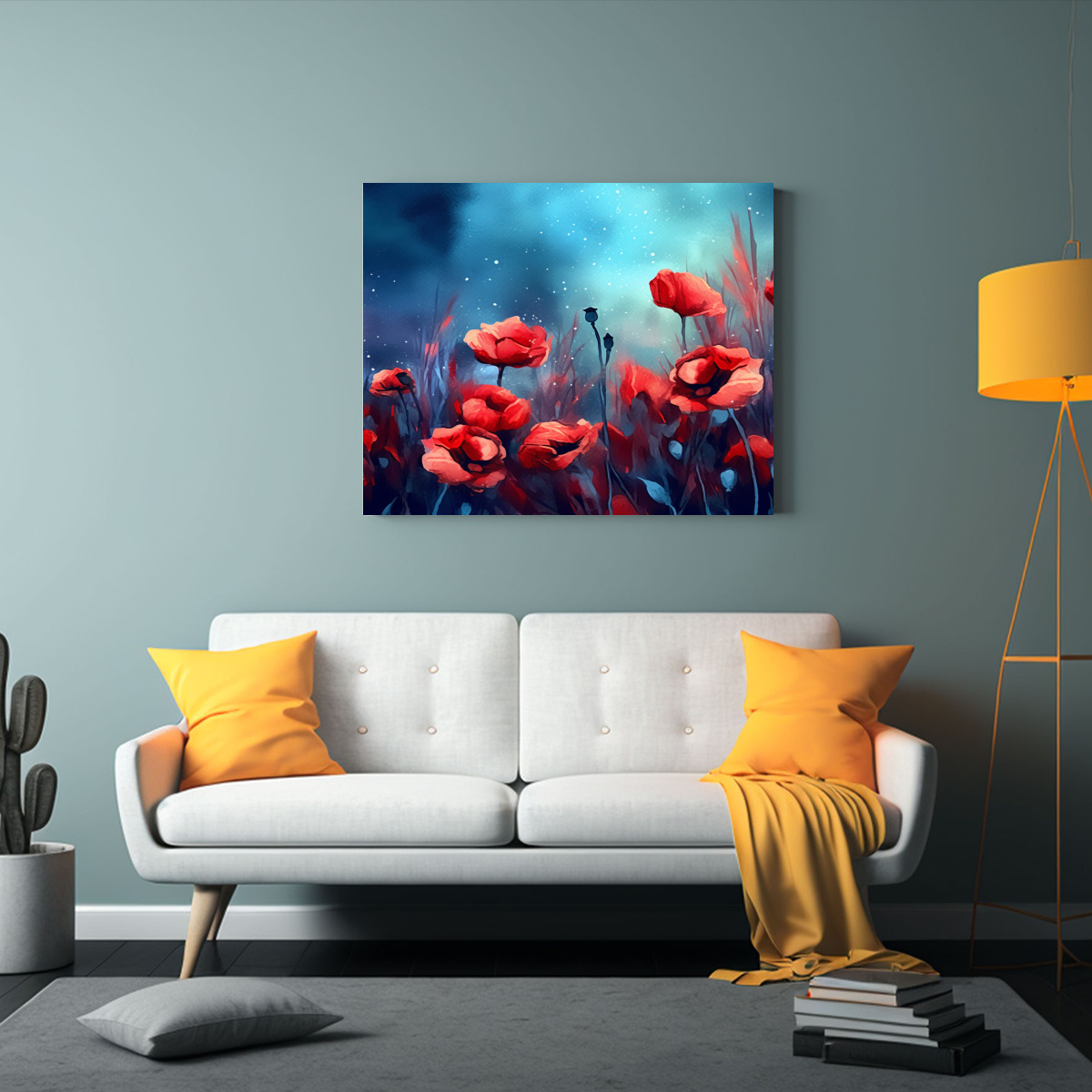 CUADRO DE ARTE DE PARED CON INSPIRACIÓN EN 50X40 CM - 2