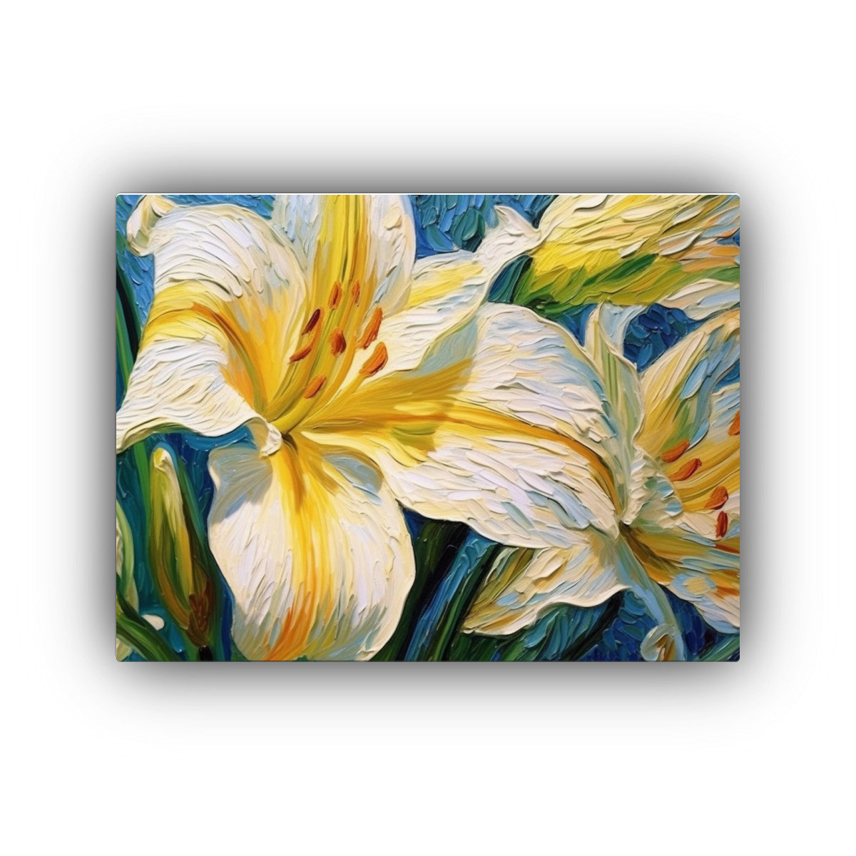 PINTURA DECORATIVA DE ARTE MOVIMIENTO CLÁSICO: 50X40 CM - 1