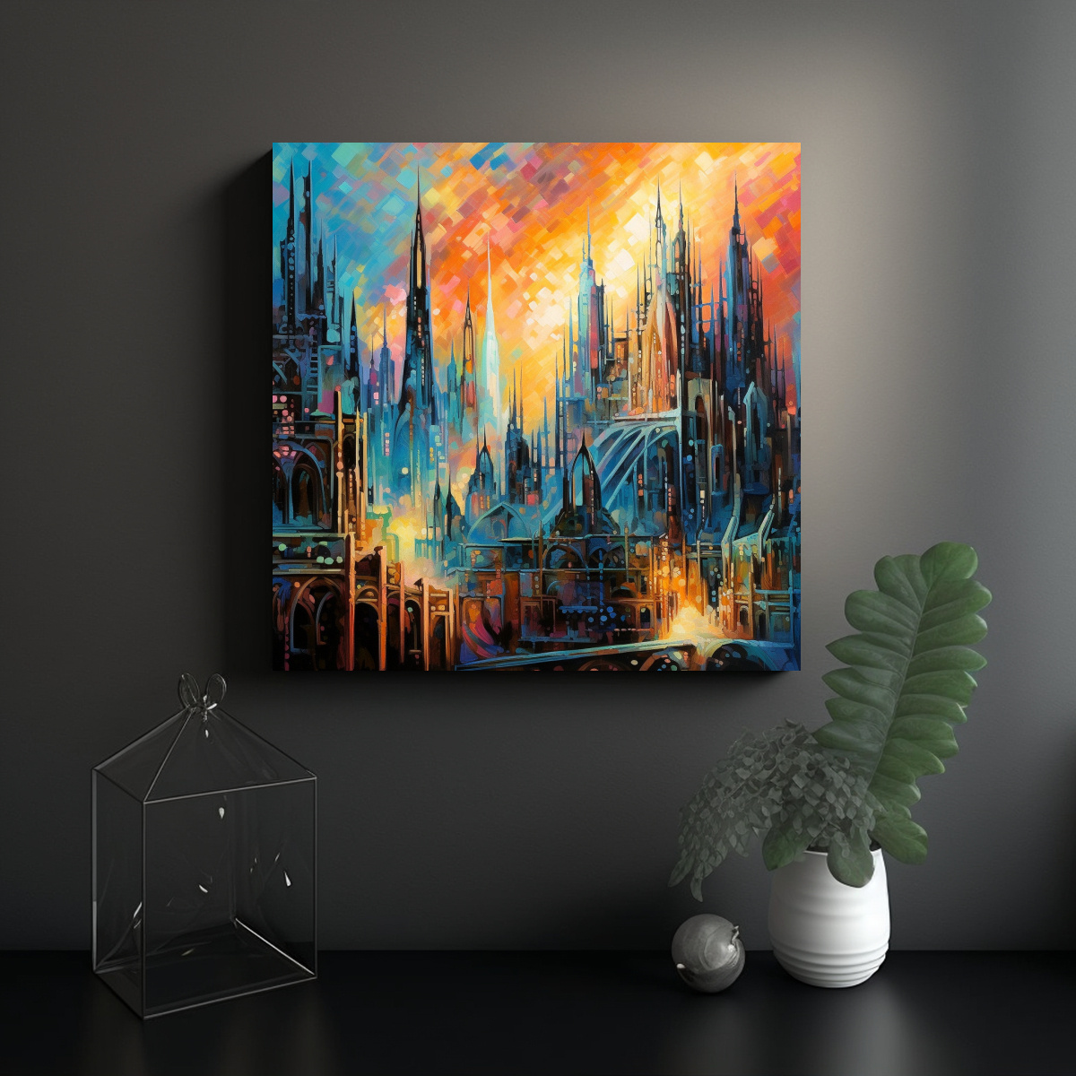 CUADROS EN BASTIDOR: BELLEZA DE LA FOTOGRAFÍA, 70X70 CM - 2