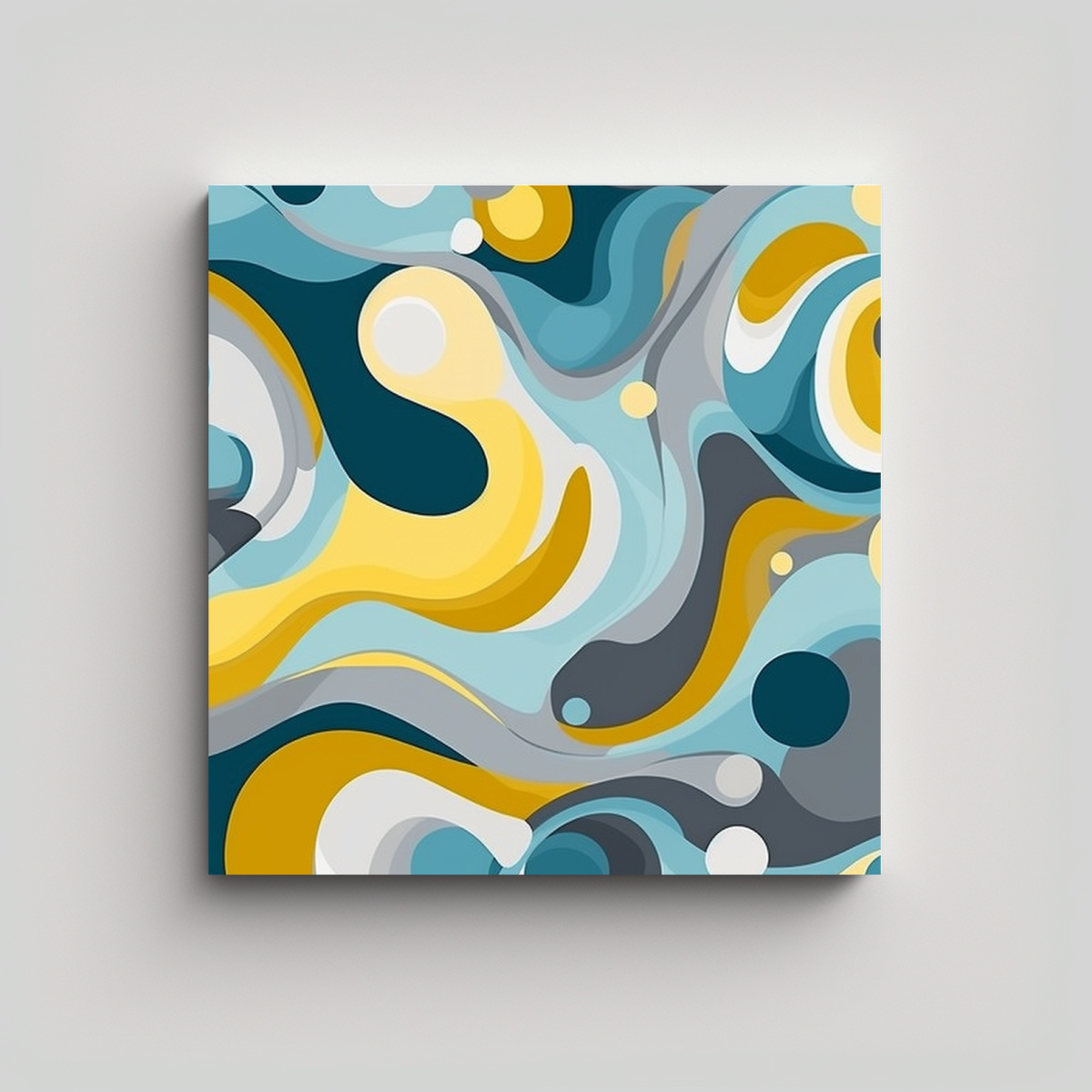 PINTURAS DECORATIVAS ORIGINALES: MEZCLA DE 70X70 CM - 1