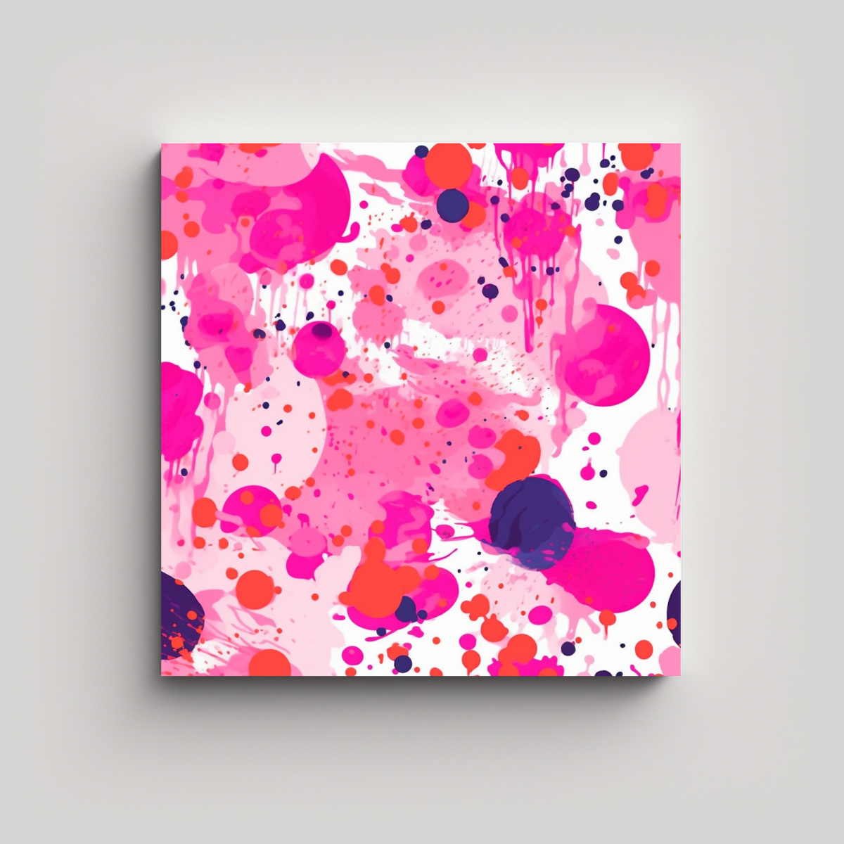 CUADRO TELA CANVAS COMBINACIÓN CERA PRENSADA 60X60 CM - 1