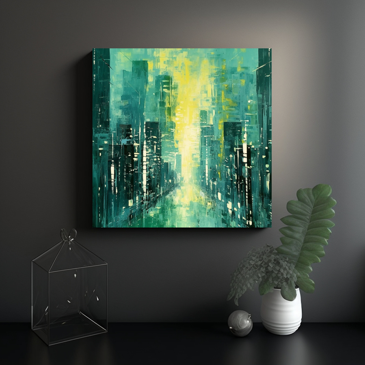 CUADRO CUADRO LINDA: TU VISIÓN DEL MUNDO EN 70X70 CM - 2