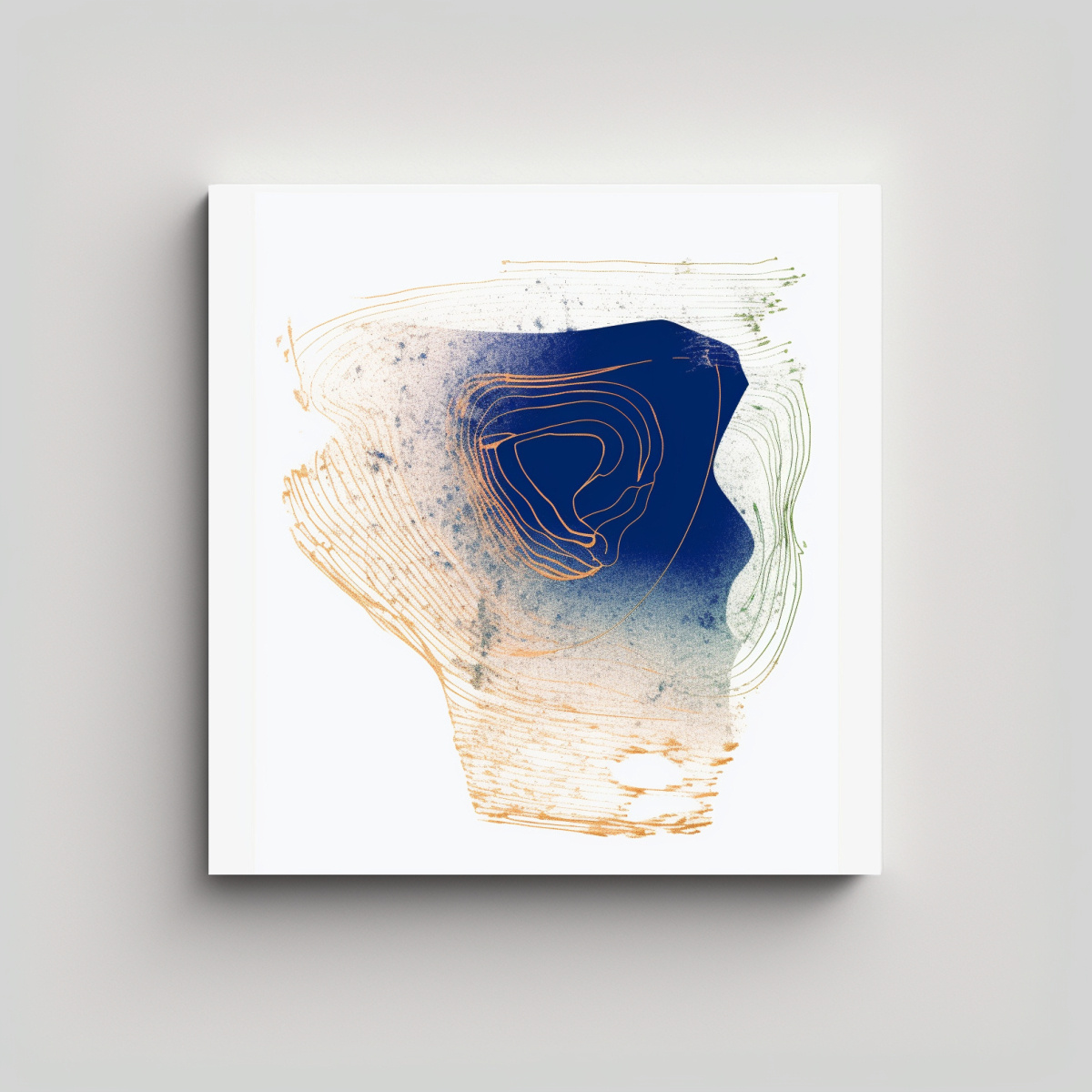 PINTURAS ABSTRACTAS DE ZORROS EXUBERANTES EN CANVA 40X40 CM - 1