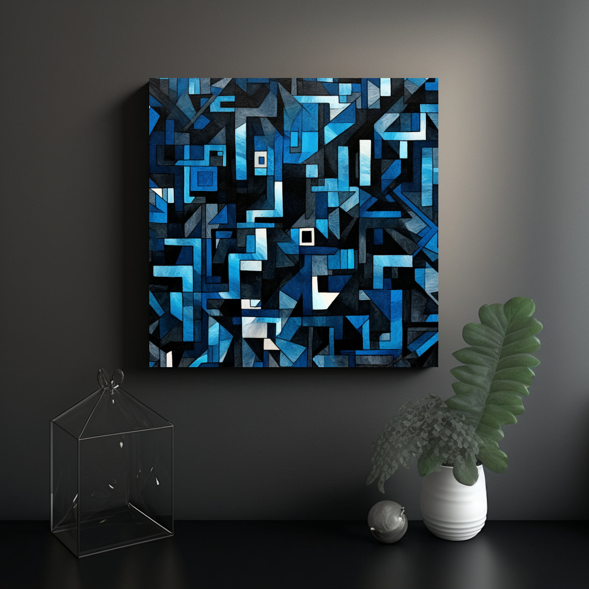 CUADROS DECORATIVOS ABSTRACTOS DE PATRONES 40X40 CM - 2