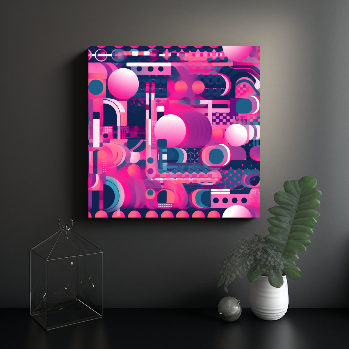 PATRÓN ABSTRACTO INSPIRADO EN LA GEOMETRÍA PARA 60X60 CM - 2