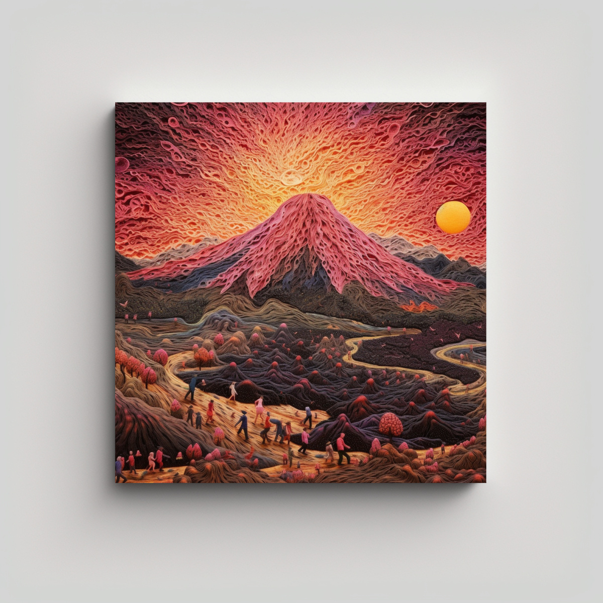 PINTURAS DECORATIVAS CON MOVIMIENTO MÁGICO DEL 70X70 CM - 1