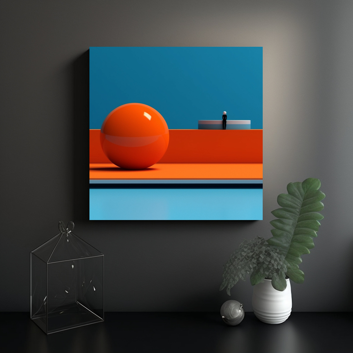PINTURAS DECORATIVAS MINIMALISTAS: VENTAJAS DE LA 70X70 CM - 2