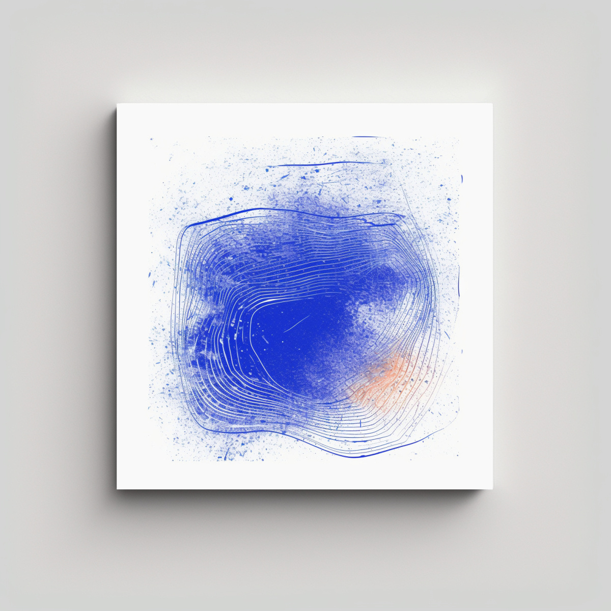 CUADRO MODERNO LIENZO TELA ZORRO VIDA 40X40 CM - 1